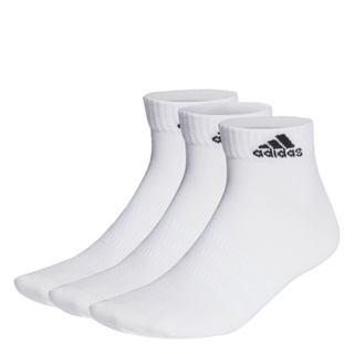 adidas ไลฟ์สไตล์ ถุงเท้าหุ้มข้อบางและเบา (3 คู่) Unisex สีขาว HT3468