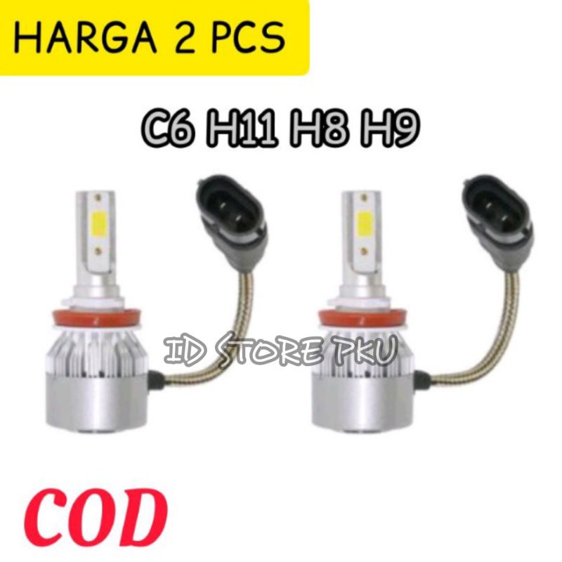 ไฟ LED ติดรถยนต์ C6 H11 H8 H9 - ไฟรถยนต์ - FOGLAMP LIGHTS - ไฟตัดหมอก, LED HEADLIGHT C6 H4 36WATT H4
