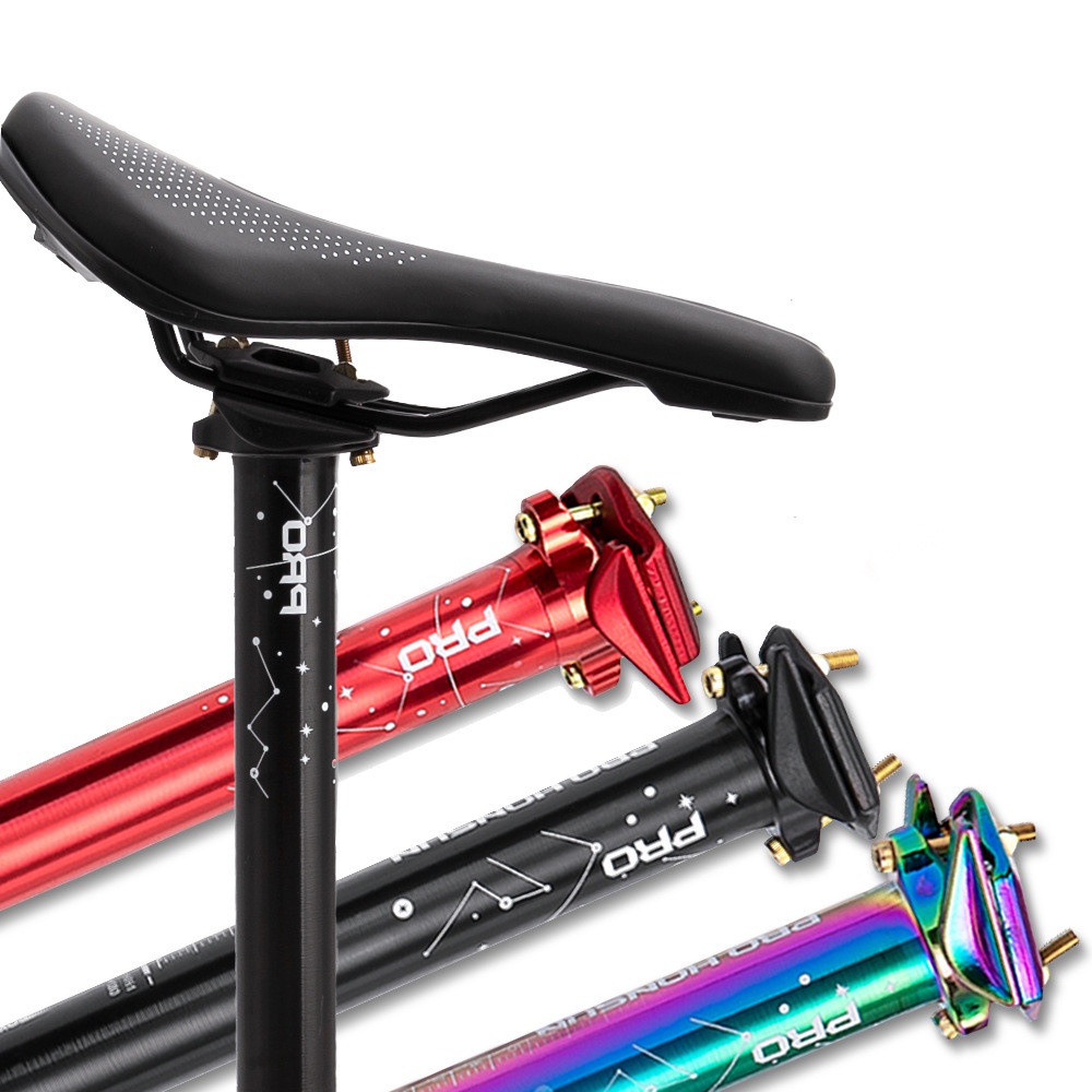 HONSUN PRO หลักอานจักรยาน MTB อลูมิเนียม 27.2/30.8/31.6*380 มม. หลักอานจักรยานเสือภูเขา