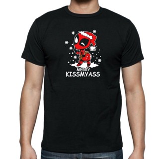 [COD] {พร้อมส่ง เสื้อยืดผ้าฝ้าย 100% พิมพ์ลาย Humorous DEADPOOL KISSMY พลัสไซซ์ ของขวัญคริสต์มาส สําหรับผู้ชาย XS-6