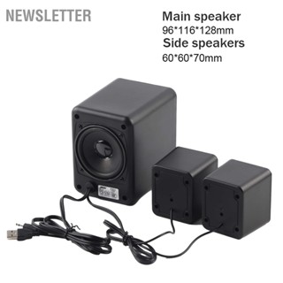 Mini USB 2.1 Wired Combination Speaker Bass Music Player Subwoofer for Phone Laptop PC