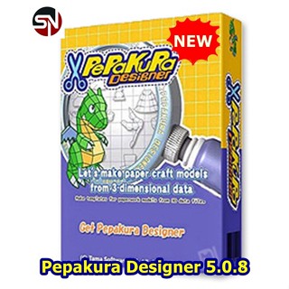 Pepakura Designer 5.0.8 (x64) โปรแกรม ออกแบบโมเดลกระดาษ Papercraft จากไฟล์ 3D ถาวรตลอดอายุใช้งาน+วิธีติดตั้ง