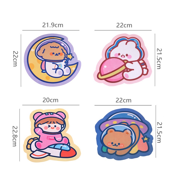 🦋 พร้อมส่ง 🦋 แผ่นรองเมาส์ ลายการ์ตูนน่ารัก