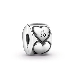 [พร้อมส่ง สินค้าแท้ 💯] คลิปแพนโดร่า Pandora 2020 Limited Edition Hearts Clip Charm 1 คู่