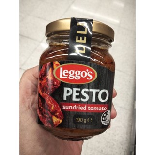 Leggos Pesto Sundried Tomatoซอส พาสต้า รสมะเขือเทศ อบแห้ง เลกโกส์ 190g.