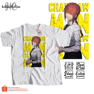 เสื้อยืดสีขาว Chainsaw Man - Makima Look Anime Shirtเสื้อยืด เสื้อยืดสีพื้น_20