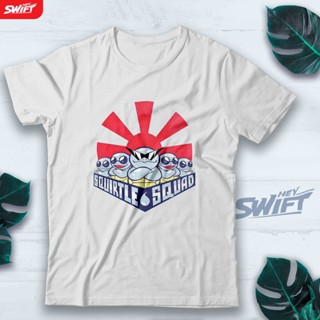 เสื้อยืด พิมพ์ลายอนิเมะ Squirtle squad nippon japan BAJU DISTRO