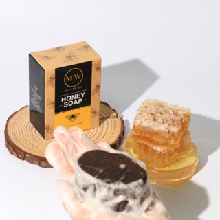 [ MALIWAN ] Honey Soap สบู่น้ำผึ้ง ผิวนุ่ม กระจ่างใส