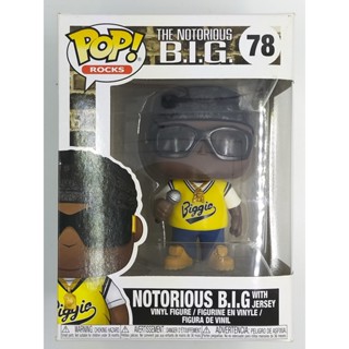 Funko Pop Rocks Notorious B.I.G - Notorious B.I.G with Jersey #78 (กล่องมีตำหนินิดหน่อย)