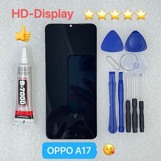 ชุดหน้าจอ OPPO A17 แถมกาวพร้อมชุดไขควง