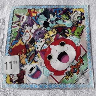 Yokai watch ผ้าเช็ดหน้าการ์ตูนญี่ปุ่น