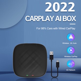 Carlinkit CarPlay Ai Box Android 11 3 + 32G อะแดปเตอร์อัตโนมัติไร้สาย สําหรับรถยนต์ 4G LTE GPS