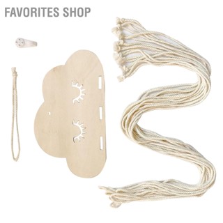 Favorites Shop Hanging Hairpin Organizer Cloud Decoration with Cotton String Cute Tassel Hair Clips Storage Holder