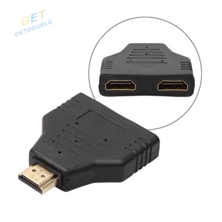 อะแดปเตอร์แยก HDMI 1080P ตัวผู้ เป็นตัวเมีย 2 เข้า 1 ออก 2 แบบพกพา
