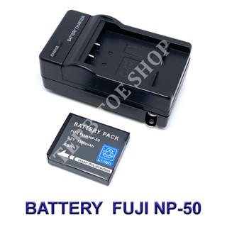 (Set 1+1)FNP-50 / NP-50 / FNP50 / NP50 Battery and Charger For Fujifilm X10,X20,XF1,XP200,F300,F500,F600,F800,F900,REAL