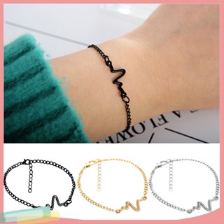 เครื่องประดับสร้อยข้อมือคู่รัก lk unisex electrocardiogram