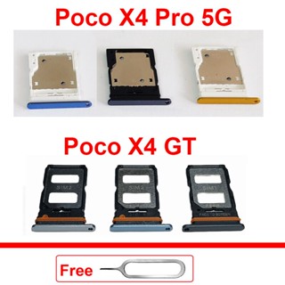 อะไหล่ถาดซิมการ์ดรีดเดอร์ Micro SD แบบเปลี่ยน สําหรับ Xiaomi Poco X4 GT X4 Pro 5G