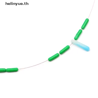 Helinyue ตัวหยุดซิลิโคน ทรงวงรี สีดํา สําหรับตกปลา 300 ชิ้น ต่อแพ็ค