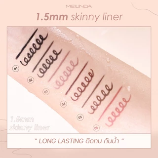 [📦 ส่งด่วน - ราคาถูก ] ดินสอเขียนขอบตา ขนาด 1.5 MM MEILINDA Skinny Liner รหัส MC3120