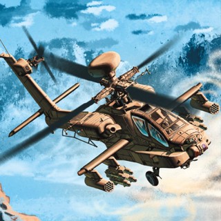 Academy ชุดโมเดลพลาสติก สเกล 1/144 AH-64D/DJ