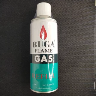 แก๊สกระป๋องเติมไฟแช็ก Buga Gas Refill แก๊สเติมไฟแช็ก แก๊สไฟแช็ก 3 ขนาด 50g / 130g / 300g