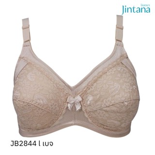 Jintana เสื้อชั้นใน (ไม่เสริมโครง) รุ่น Basic Bra รหัส JB2844 สีเบจ