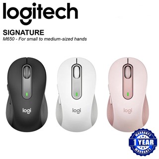 ⚡️เมาส์ไร้สาย⚡️ Logitech M650 Signature Wireless Mouse Smart…