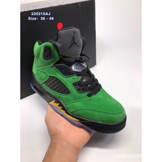 ของแท้ 100% air jordan 5 aj5 Joe 5 Chuanfeng รองเท้าบาสเก็ตบอล TJEX