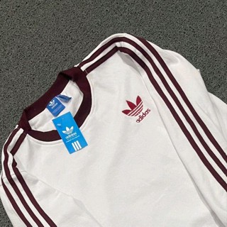 ป้ายฉลาก ADIDAS CLASSIC WHITE 3-STRIPES MAROON&lt;Unk&gt;