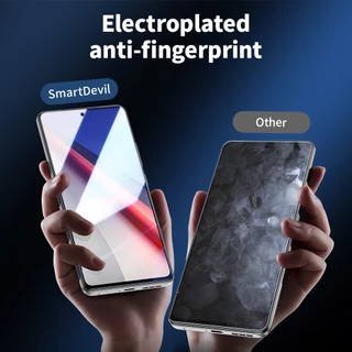 SmartDevil HD กระจกนิรภัย/ป้องกันหน้าจอสําหรับ Vivo iQOO 15 Ultra/13/12/11/Z11 Turbo/Z11x/Z10 ป้องกันลายนิ้วมือและป้องกันการตกกระแทกแบบเต็มหน้าจอแสงสีฟ้า