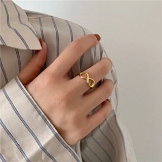 แหวนอินฟินิตี้ infinity ring แหวนสแตนเลส แหวนอินฟินิตทองคำขาว แหวนไม่ลอกไม่ดำใส่อาบน้ำได้ แหวนราคาถูก พร้อมส่งจากกรุงเทพ