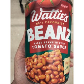 Watties Baked Beans ถั่วขาว ซอสมะขือเทศ 420g.