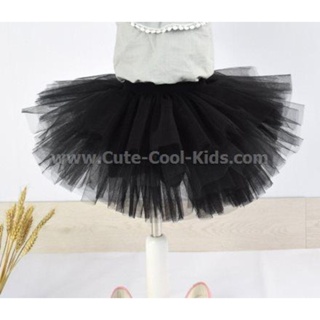 SK-077 กระโปรงเด็กผู้หญิง สีดำ Size-120/L (5-6Y)