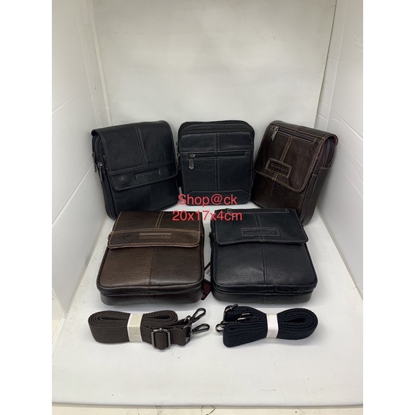 กระเป๋าสะพายข้างหนังแท้ 6497