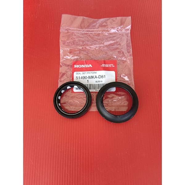 51490-MKA-D81/1ซีลโช้คอัพหน้าแท้ HONDA CB500X,CBR500R, REBEL 300,REBEL500,CB400,CB150R,CB300R,NC750X,และรุ่นอื่นๆ 1,ชุด