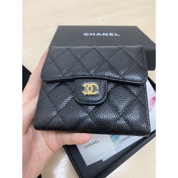 Vip gift chanel trifod medium walletแท้100%