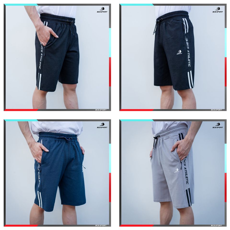 กางเกงวอร์มขาสั้น BCS SPORT - SF668 (มี 3 สี)