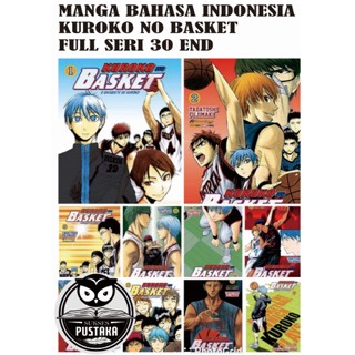 [INDONESIA] หนังสือการ์ตูนบาสเก็ตบอล Kuroko NO FULL 30-END Series PLUS Sticker - TADATOSHI FUJIMAKI MANGA [ของแท้]