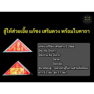 ฮู้เทพไท้ส่วยเอี๊ย แก้ชง แก้ปีชง 2566 เสริมดวงชะตาทุกปีนักษัตร พร้อมใบคาถาค่ะ