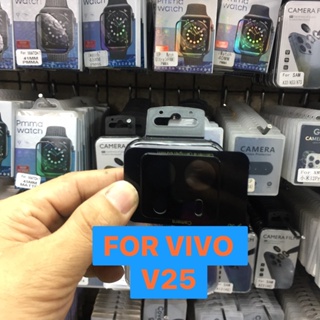 Vivo V25(3D) วีโว่ ฟิล์มกันรอย ฟิล์มกระจก กันรอย ฟิล์มกระจกนิรภัยครอบเลนส์กล้อง (3D) (Black Lens)