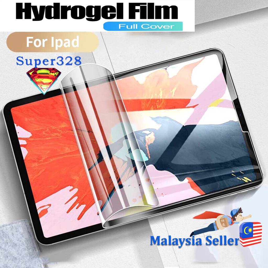 ฟิล์มกันรอยหน้าจอ Hydrogel เข้ากันได้กับ iPad Air 5 / Air 4 / iPad Air 3 / iPad Air 2 / iPad Air