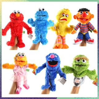 ตุ๊กตาหุ่นมือ รูปการ์ตูนเอลโม่ Sesame Street ขนาดใหญ่ เหมาะกับของขวัญวันเกิด คริสต์มาส สําหรับเด็ก