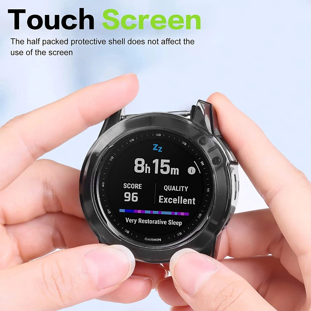 Dxgdoo เคสใส แบบนิ่ม สําหรับ Garmin Tactix 7 Pro Garmin Enduro 2 Fenix 7X 7 7S 6X 5X 6 5Plus