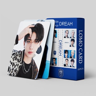 LOMO CARD การ์ดโลโม่ แบบ 2 ด้าน โฟโต้การ์ด SEVENTEEN Japan 1st EP "Dream" เซเวนทีน 55 ชิ้น/กล่อง ขนาดรูป 8.7×5.7 ซม. 17