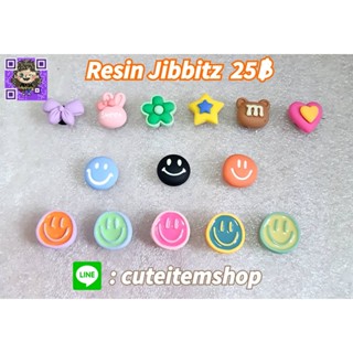 Shoes Charm Jibbitz resin smileface ตุ๊กตาติดรองเท้า พร้อมส่ง ติดได้ทุกแบรนด์  ✨สั่ง 5 แถม 1✨ตัวแถมทางร้านสุ่มให้นะคะ