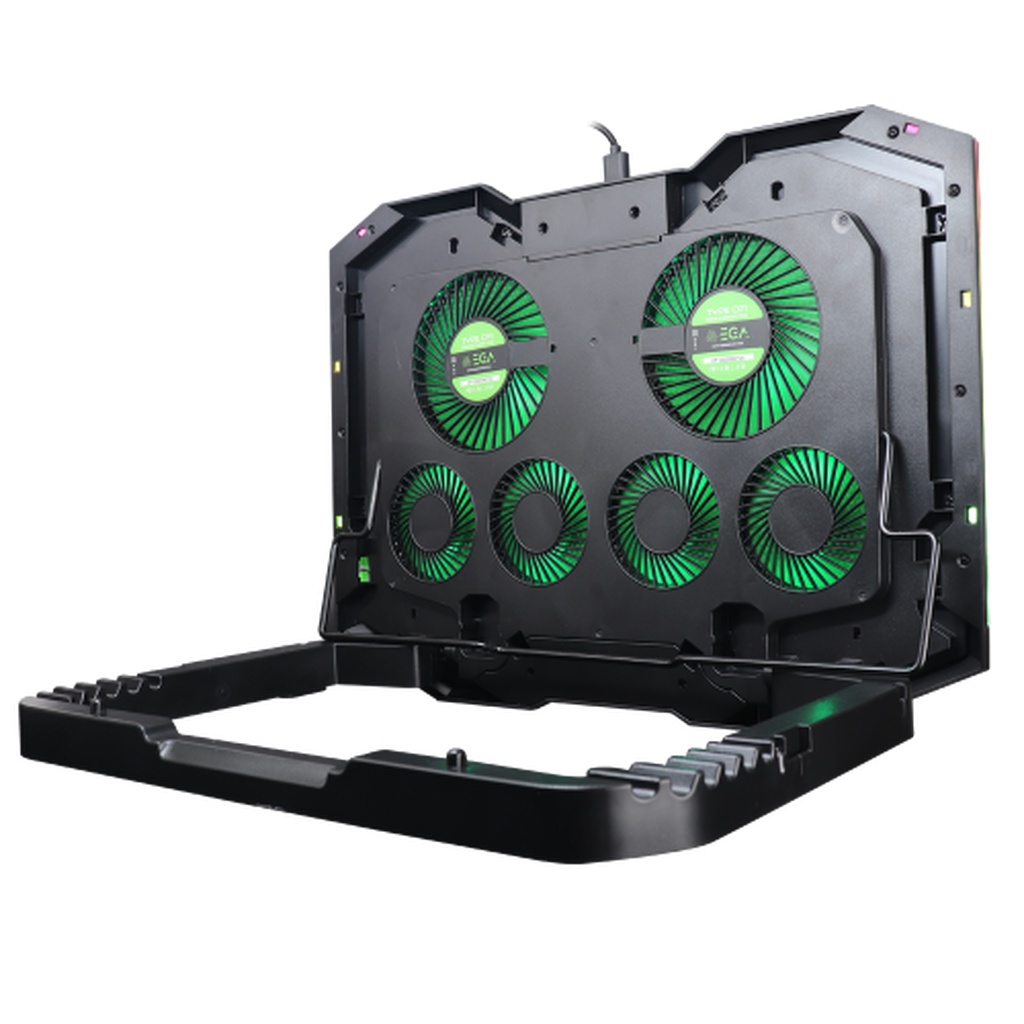 พัดลมระบายความร้อนโน๊ตบุ๊ค EGA TYPE CP1 Gaming Cooler Pad - รับประกัน 2 ปี #5