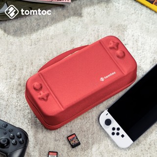 tomtoc Switch Oled storage bag protective case commuter hard case built-in bracket large capacity charger full set storage NS storage bag accessories cassette storage Nintendo protective case