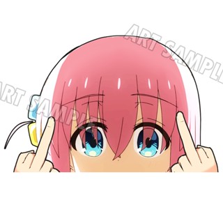 Bocchi the rock! fu**k Gotou สติ๊กเกอร์ 2 ชิ้น Anime Stickers Peeker Bocchi บจจิเดอะร็อก! bocchi the rock meme