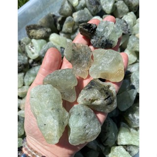 500 g Genuine Prehnite Stone Rough Stone / Top High Quality Rough Stone / Raw Stone For Healing Chakra