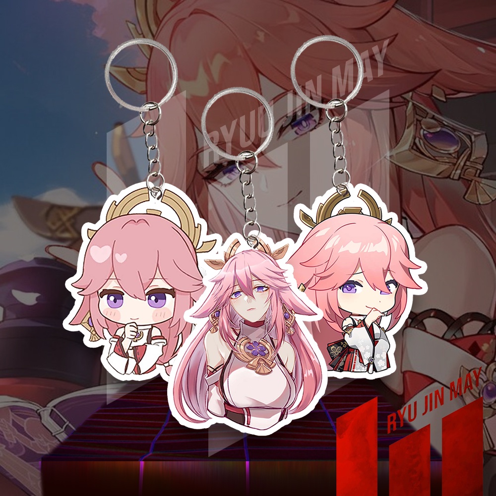 Gantungan HP พวงกุญแจ/พวงกุญแจ/มือถือ - Genshin Impact - Yae Miko